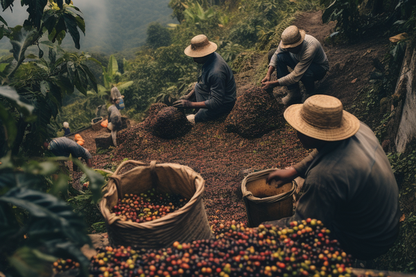 El Proceso de Cultivo, Cosecha y Procesamiento de Granos de Café